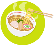 ラーメンのイラスト